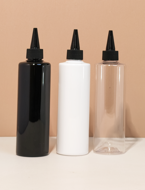 250Ml Tall Pet Bottle With Black Applicator