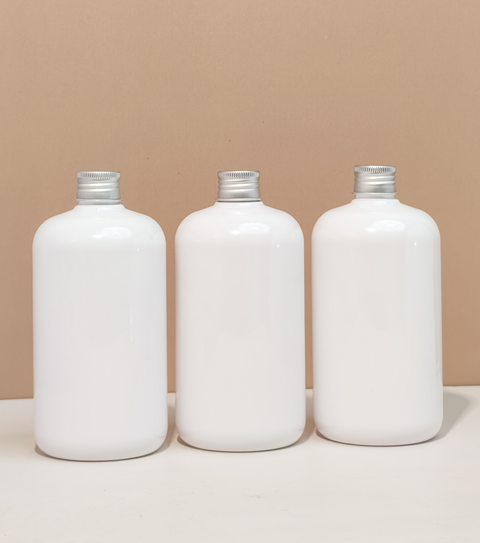500ml Short Pet Bottle with Silver Aluminium Screw Cap
