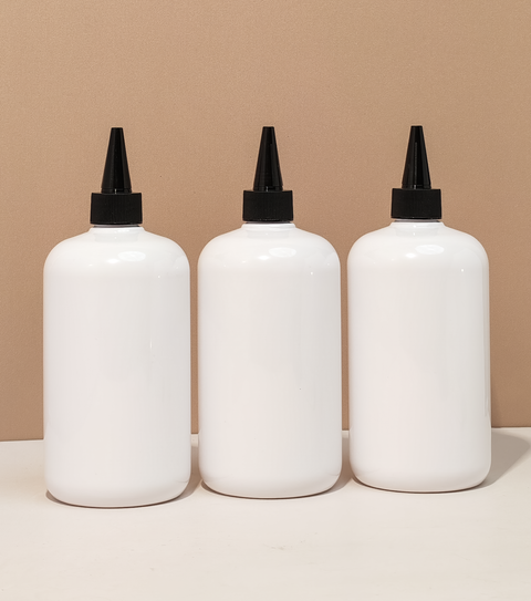 500Ml Short Pet Bottle With Black Applicator