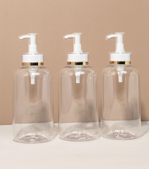 500Ml Short Pet Bottle With Lux Pump