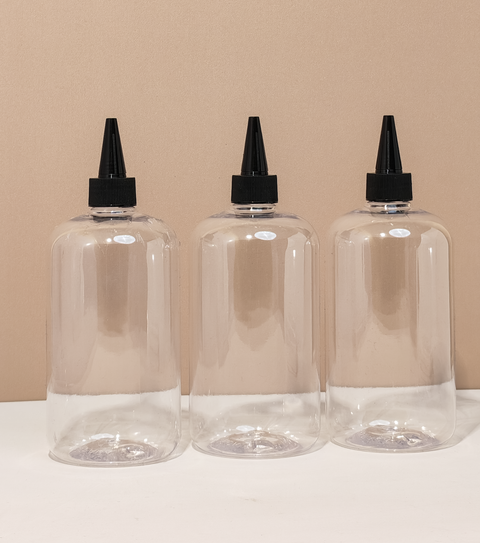500Ml Short Pet Bottle With Black Applicator