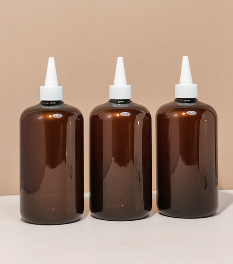 500Ml Short Pet Bottle With White Applicator