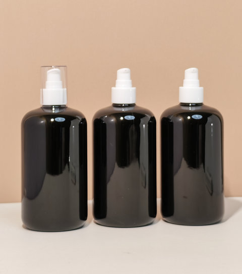 500Ml Short Pet Bottle With White Treatment Pump