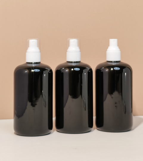 500Ml Short Pet Bottle With White Mist Spray