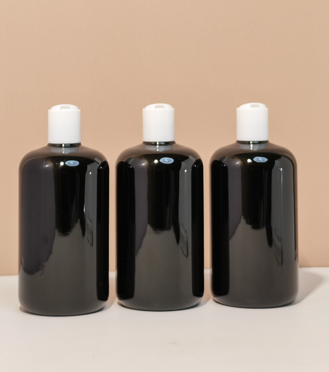 500Ml Short Pet Bottle With White Press Cap