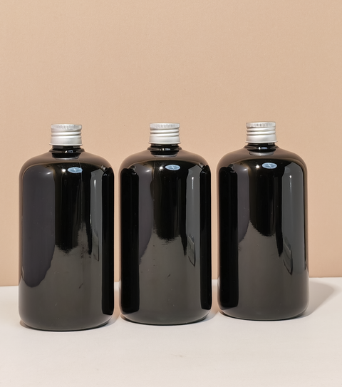 500ml Short Pet Bottle with Silver Aluminium Screw Cap