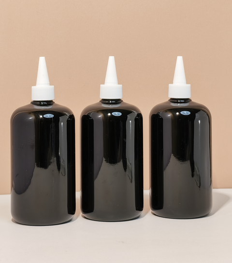 500Ml Short Pet Bottle With White Applicator