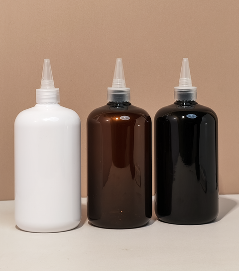 500Ml Short Pet Bottle With Clear Applicator