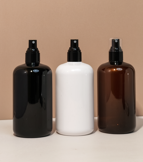 500Ml Short Pet Bottle With Black Mist Spray