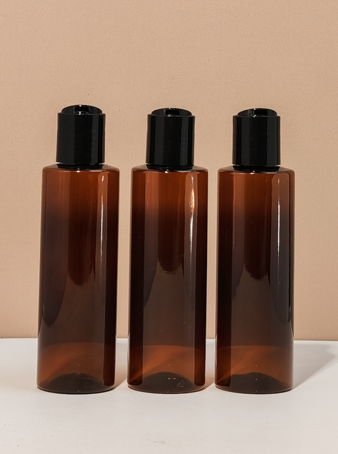 150Ml Pet Bottle With Black Press Cap