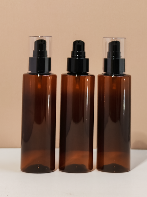 150Ml Pet Bottle With Black Treatment Pump