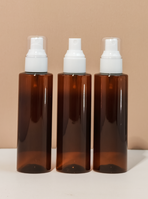 150Ml Pet Bottle With White Mist Spray