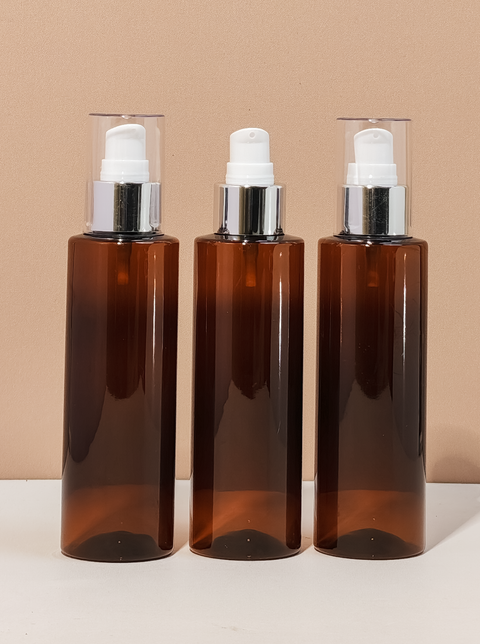150Ml Pet Bottle With Silver Treatment Pump