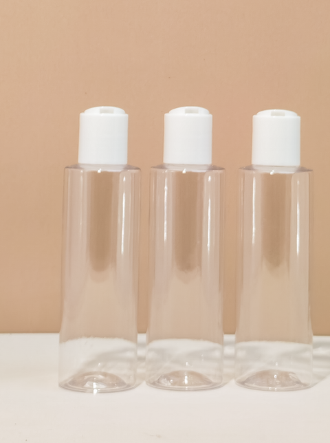 150Ml Pet Bottle With White Press Cap