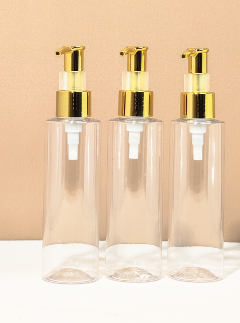 150Ml With All Gold Lotion Pump