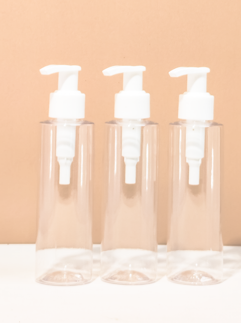 150Ml Pet Bottle With Old White Lotion Pump