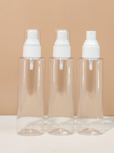 150Ml Pet Bottle With White Mist Spray