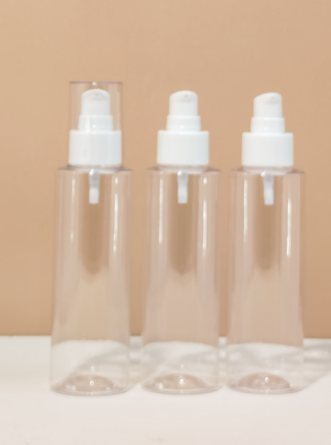 150Ml Pet Bottle With White Treatment Pump