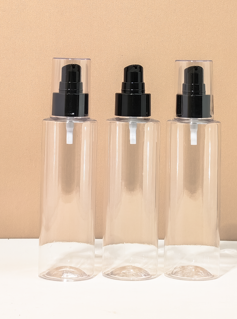 150Ml Pet Bottle With Black Treatment Pump