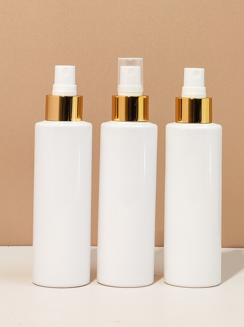 150Ml Pet Bottle With Gold Mist Spray