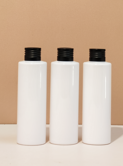 150Ml Pet Bottle With Matte Black Aluminium Screw Cap