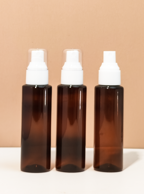 100Ml Pet Bottle With White Mist Spray