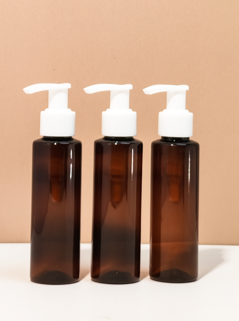100Ml Pet Bottle With Old White Lotion Pump