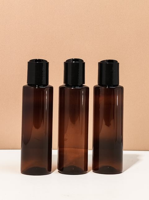 100Ml Pet Bottle With Black Press Cap