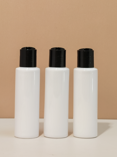 100Ml Pet Bottle With Black Press Cap