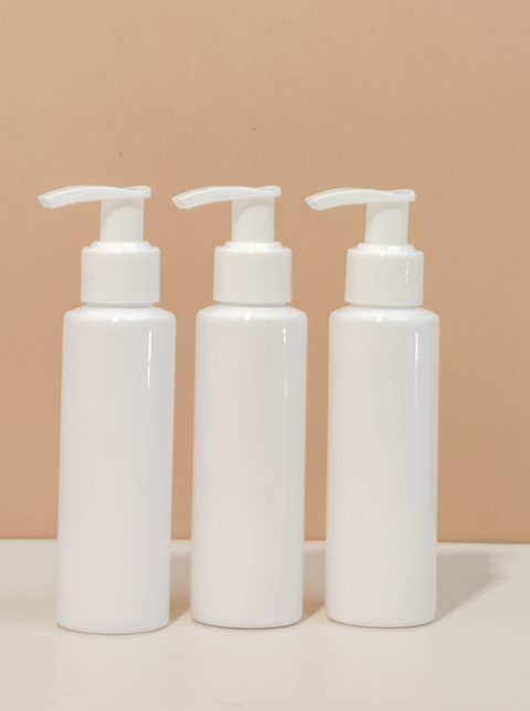 100Ml Pet Bottle With Old White Lotion Pump