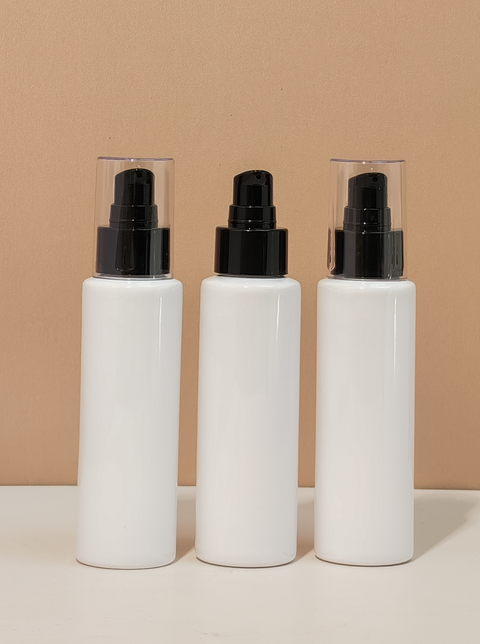 100Ml Pet Bottle With Black Treatment Pump