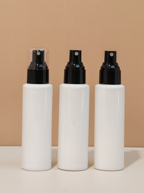 100Ml Pet Bottle With Black Mist Spray