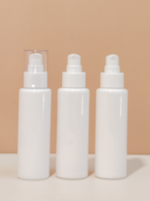 100Ml Pet Bottle With White Treatment Pump