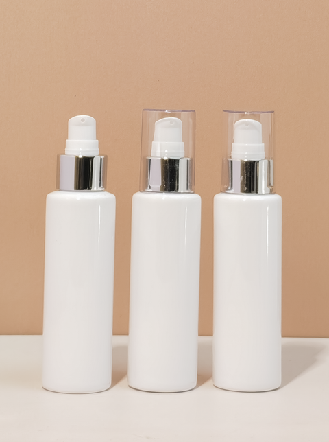 100Ml Pet Bottle With Silver Treatment Pump