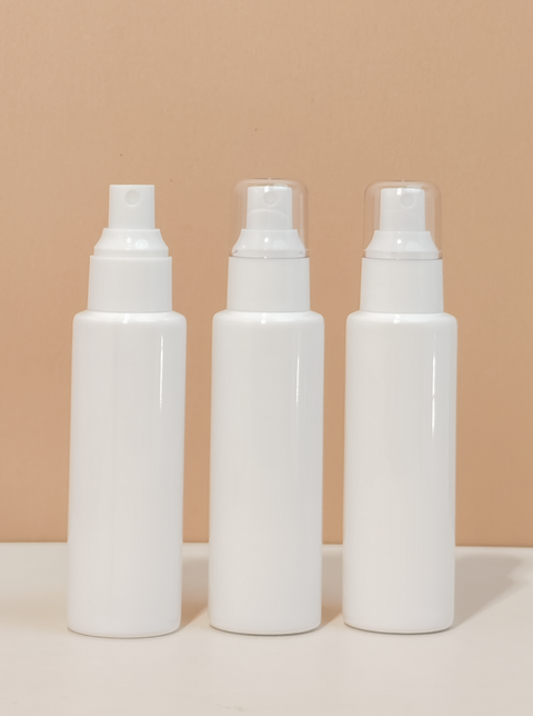 100Ml Pet Bottle With White Mist Spray