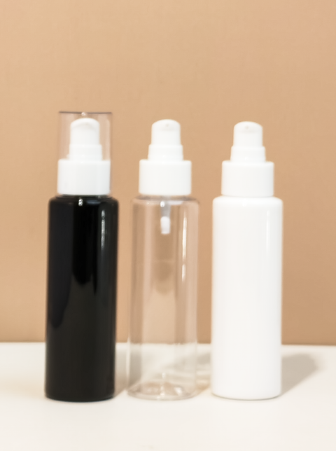 100Ml Pet Bottle With White Treatment Pump