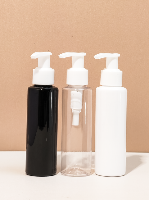 100Ml Pet Bottle With Old White Lotion Pump
