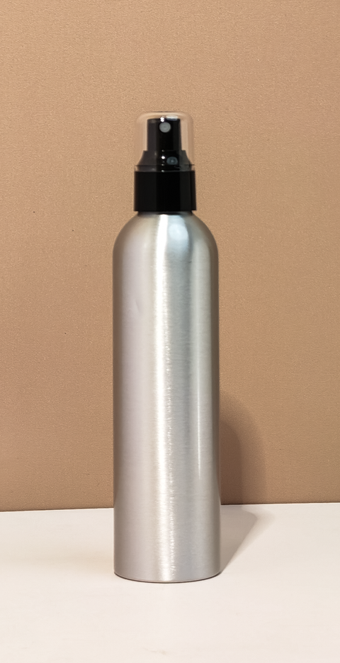 250ml Silver Aluminium - With Mist Sprayer