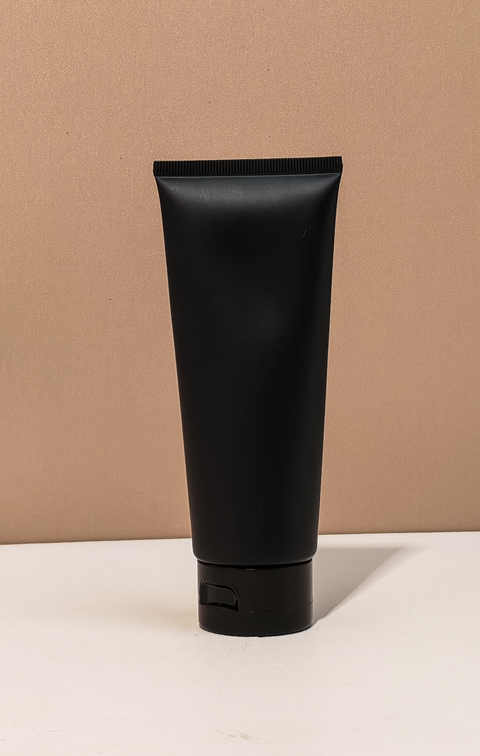 50Ml Matte Black Lotion Tube