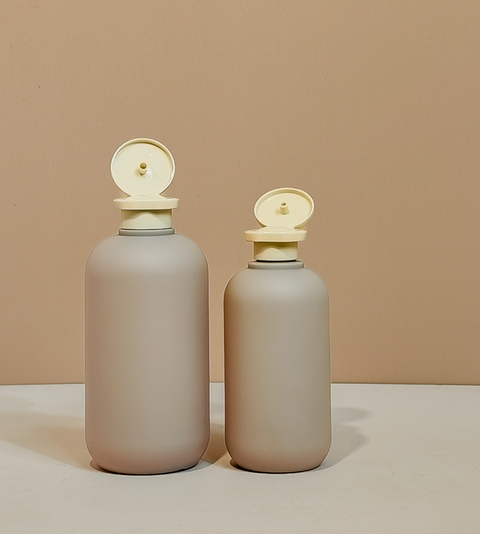 Soft Touch Grey Bottle