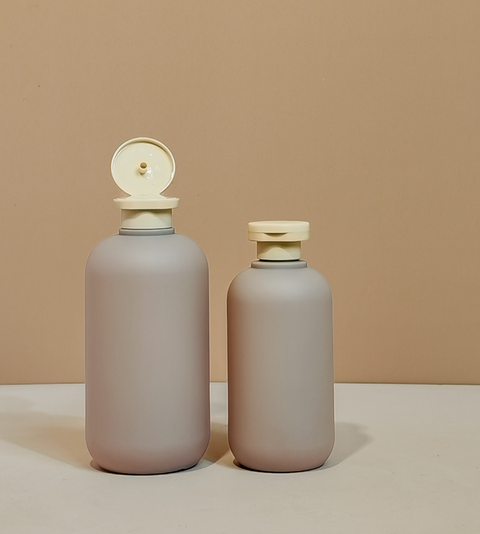 Soft Touch Grey Bottle